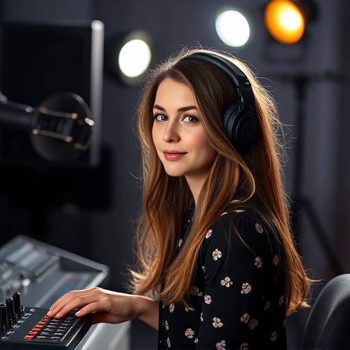 Sound engineer Emily Brown